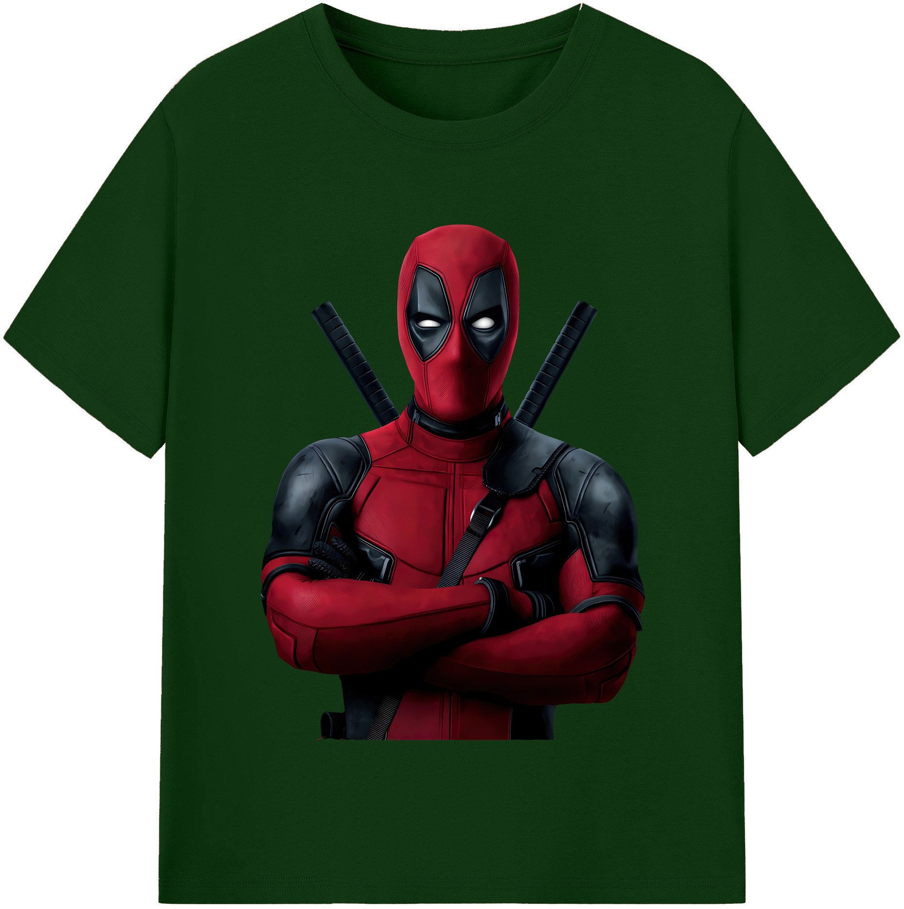 （画像用） Deadpool デッドプール 綿100％半袖Tシャツ（フロントプリント）
